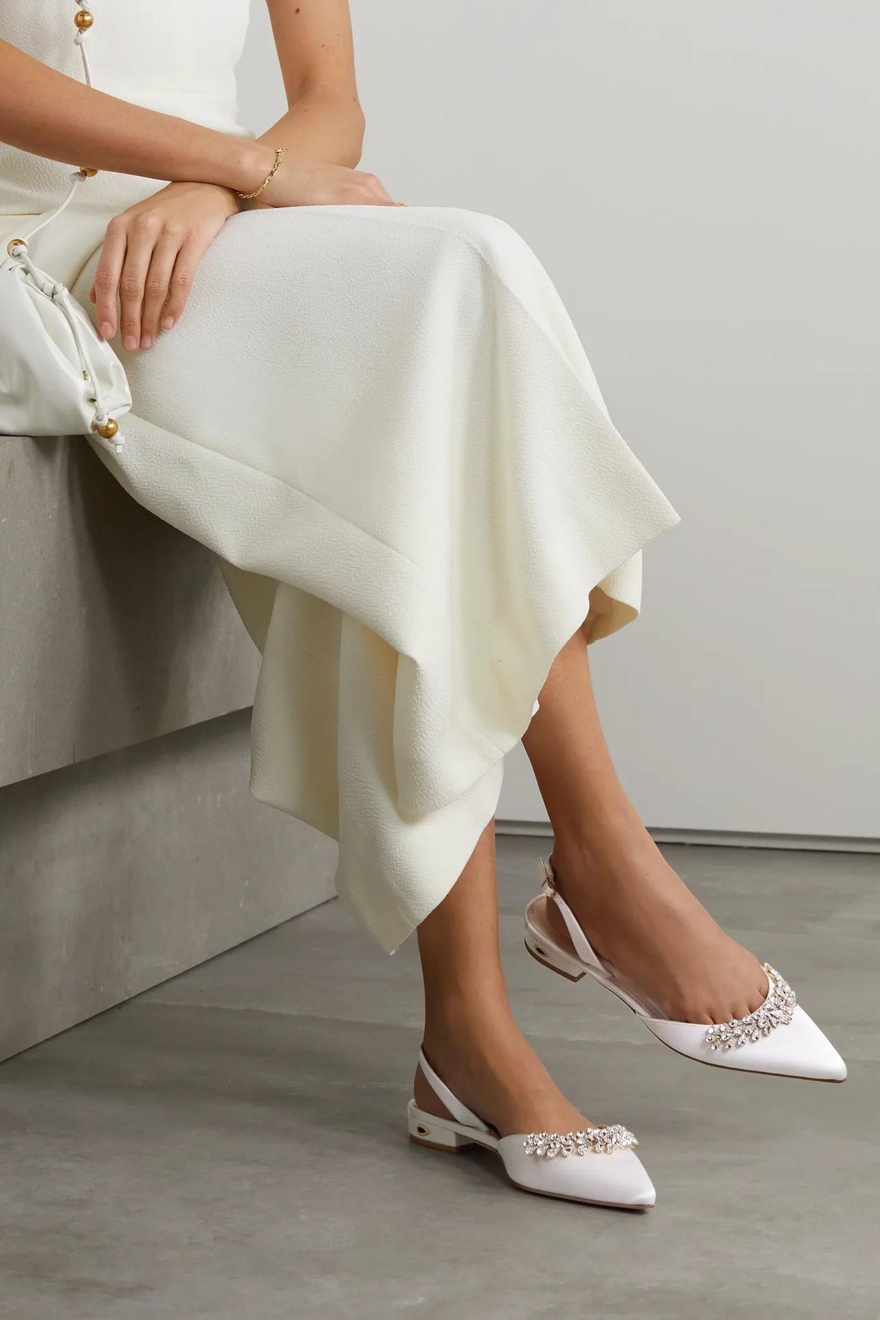 Flat Wedding Shoes: 24 Beautiful Options to Give Your Feet a Break -   