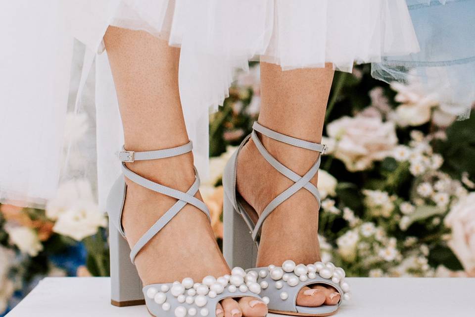 something blue wedding shoes