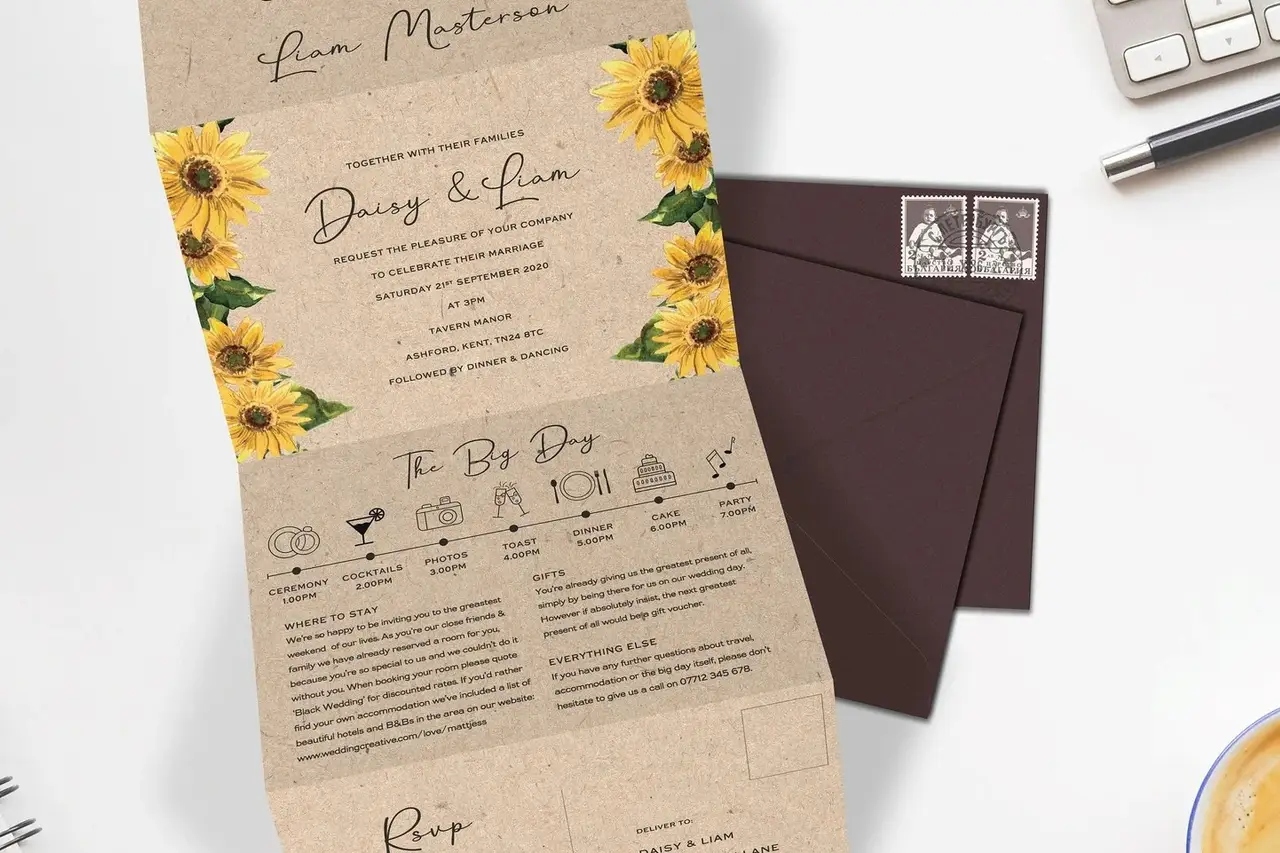 Daisy Wedding Invitations: DIY Ideas and Templates