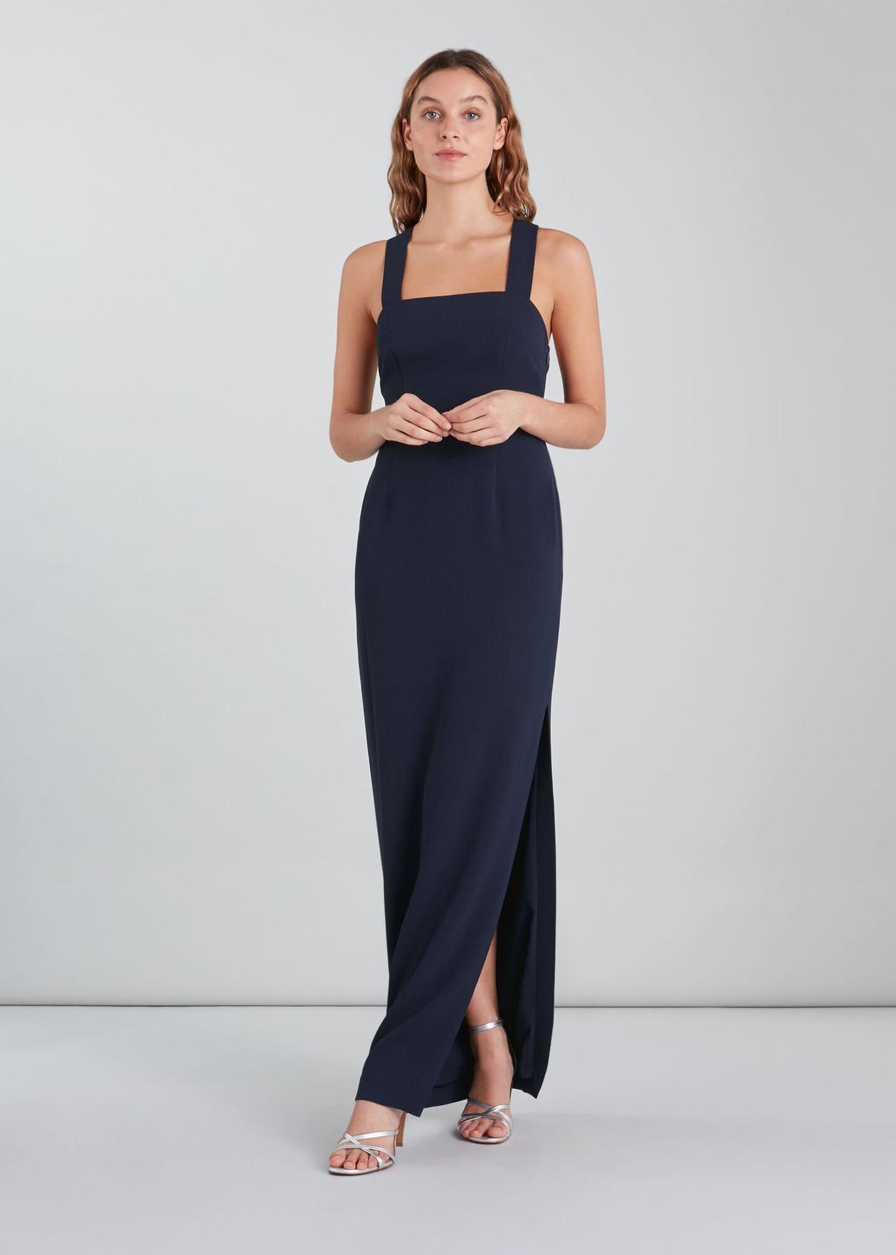 Petite navy outlet bridesmaid dresses