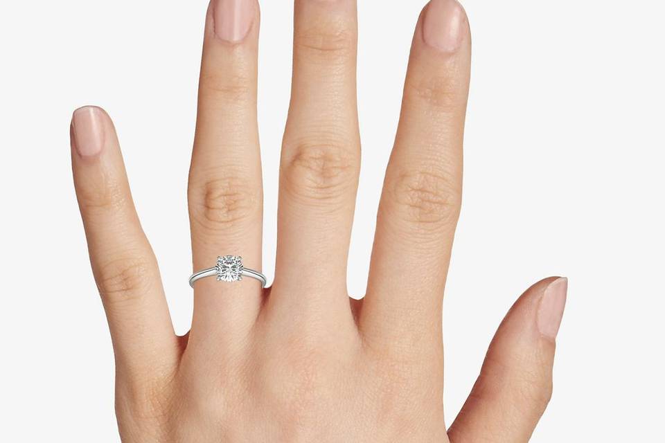 Win a Petite Solitaire Engagement Ring with Blue Nile