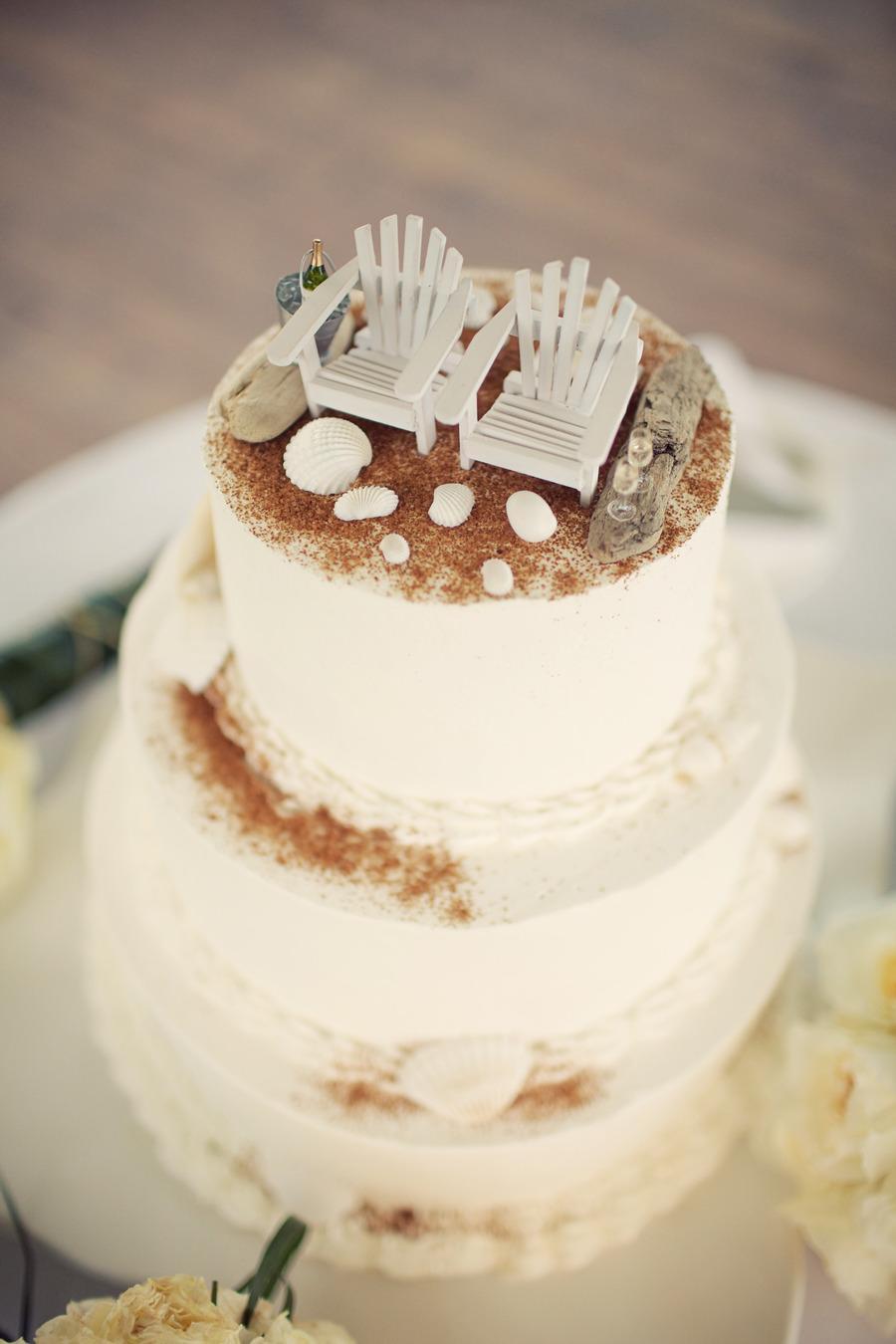 Buttercream Ridges Cake with Pink Rose Clusters and Wooden Hoop Topper -  Bay Tree Cakes