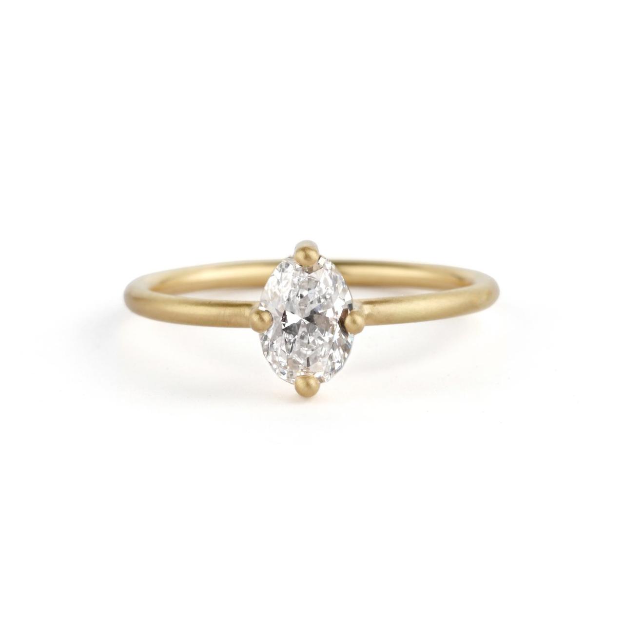 Simple Engagement Ring, Three Stone Engagement Ring, 0.4ct Round Cut  Diamond R 305 WD - Etsy Singapore