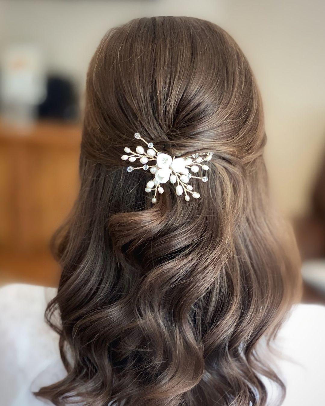 Half Up Half Down Wedding Hairstyles: 23 Inspirational Ideas & Tips -  hitched.co.uk