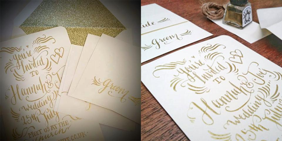 19 Glittery Wedding Stationery Ideas - hitched.co.uk - hitched.co.uk