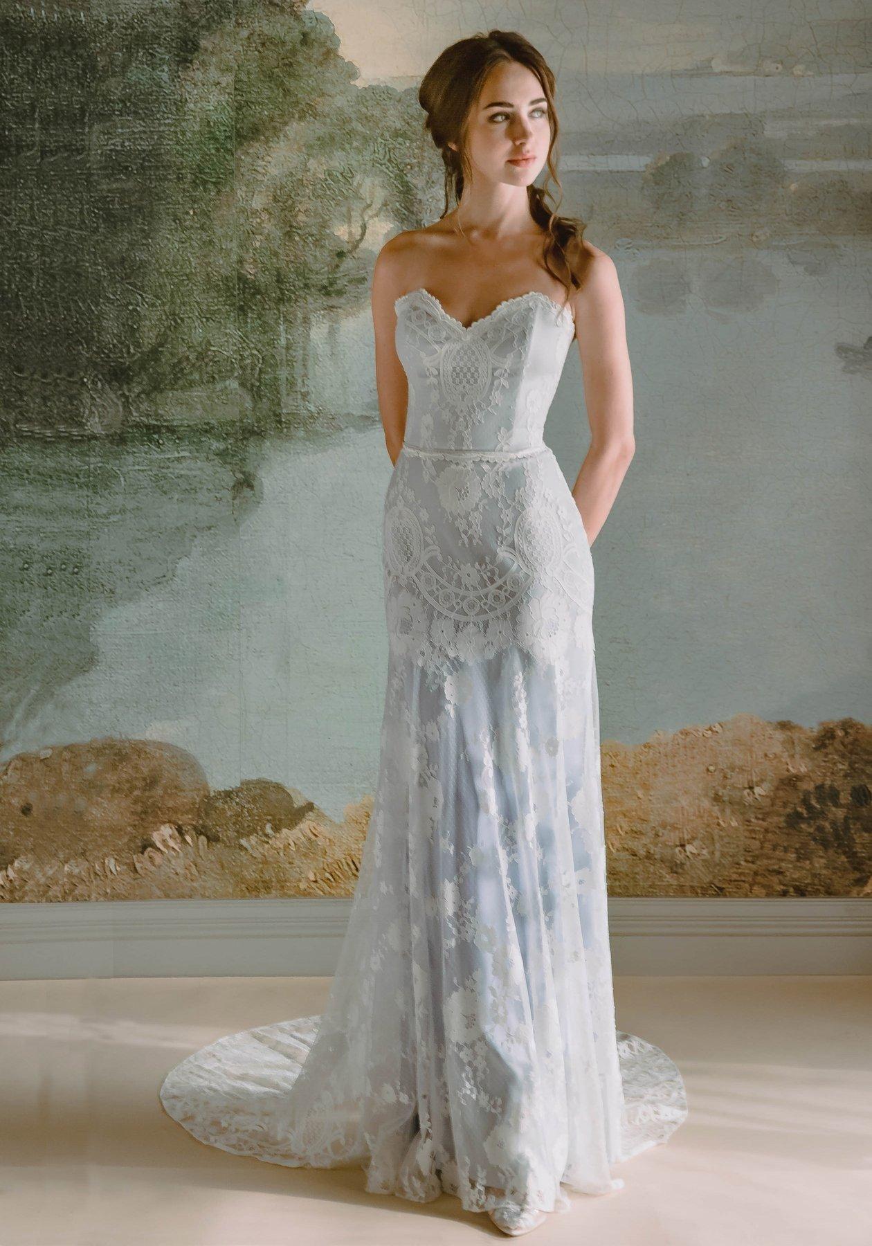 Claire Pettibone 'Raven' wedding dress, Still Life