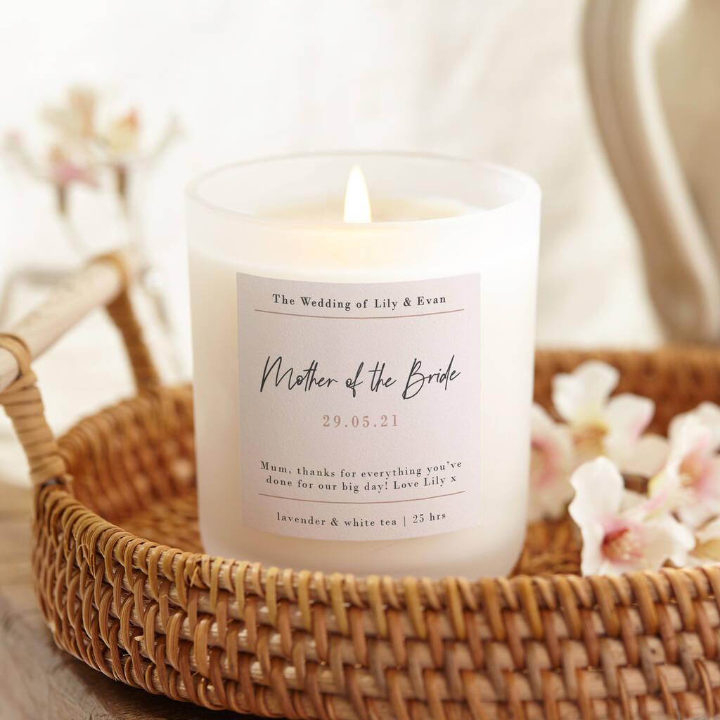 Mother of the Groom Gift Scented Candle, 