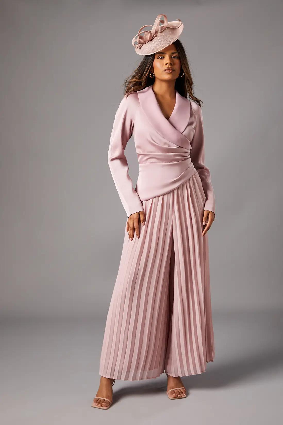 Coast Petite Tailored Pleat Trouser Jumpsuit 