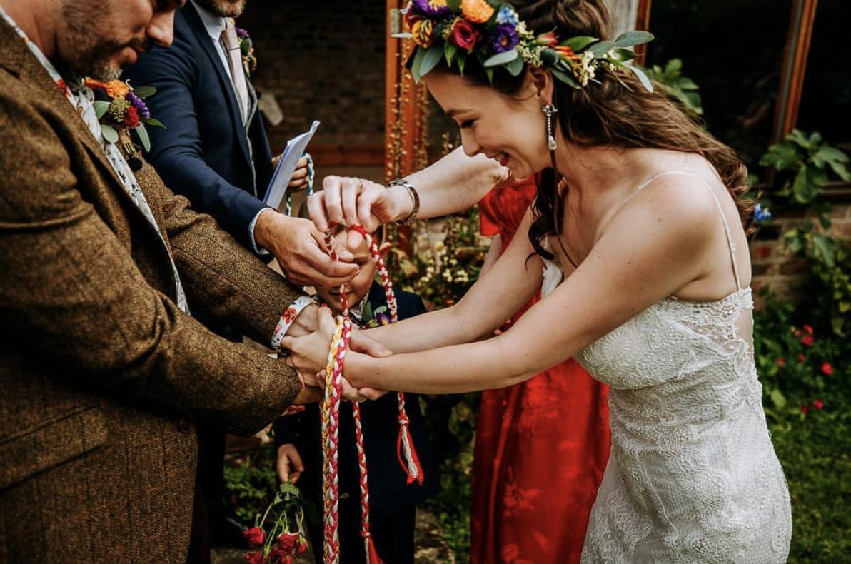 What is the Handfasting Ritual in a Wedding Ceremony