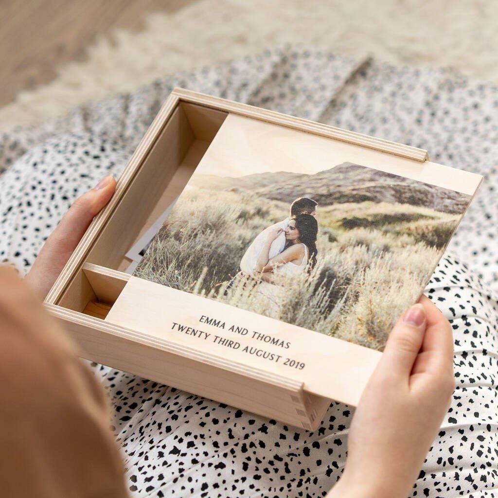 Personalized Keepsake Box/Memory Box for Couples/Wedding Anniversary Gift/Engraved Couple Gifts/Wedding Keepsake Box 