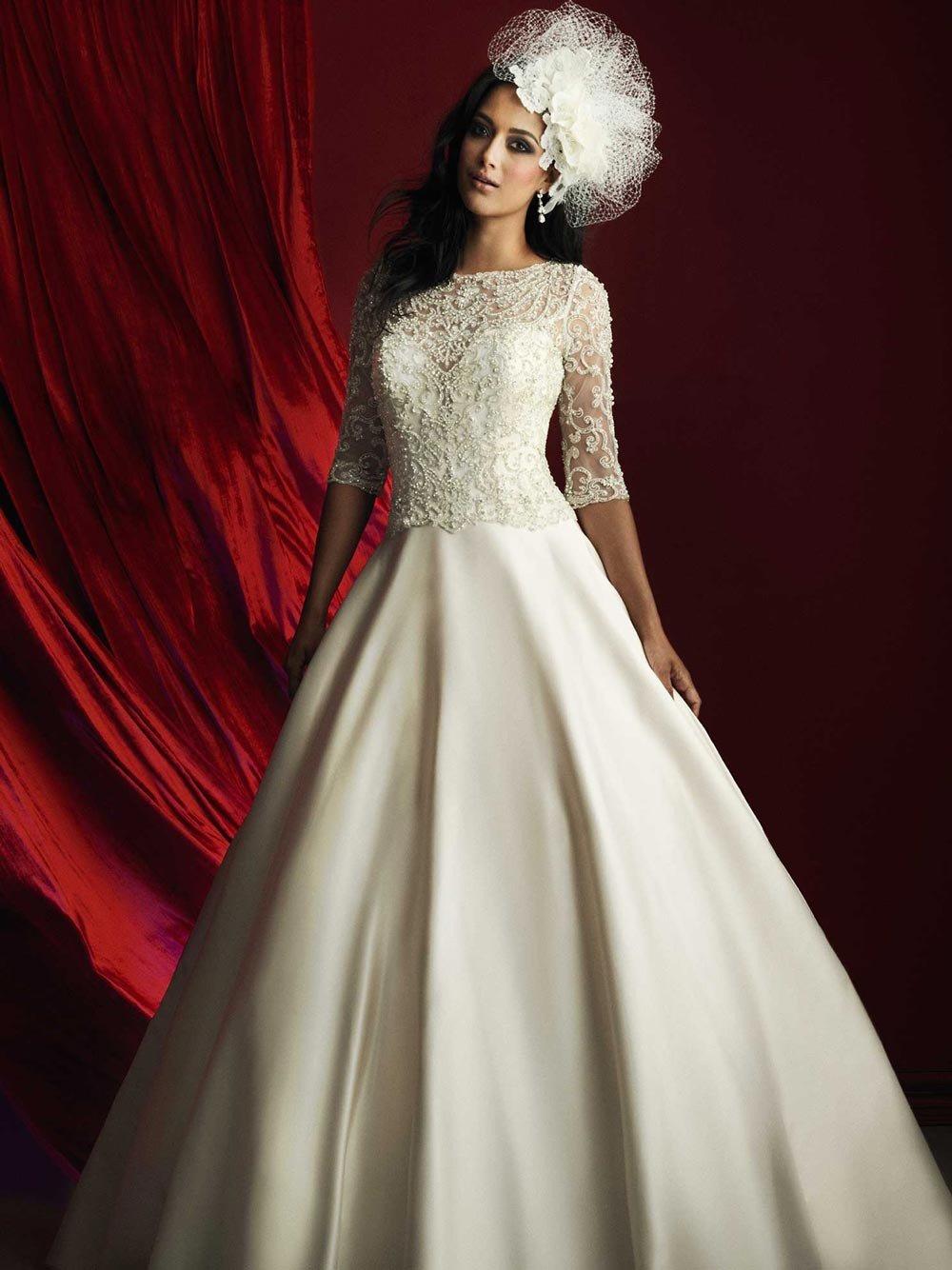 Katrina's Blush Lace Ballgown Wedding Dress - Strut Bridal Salon