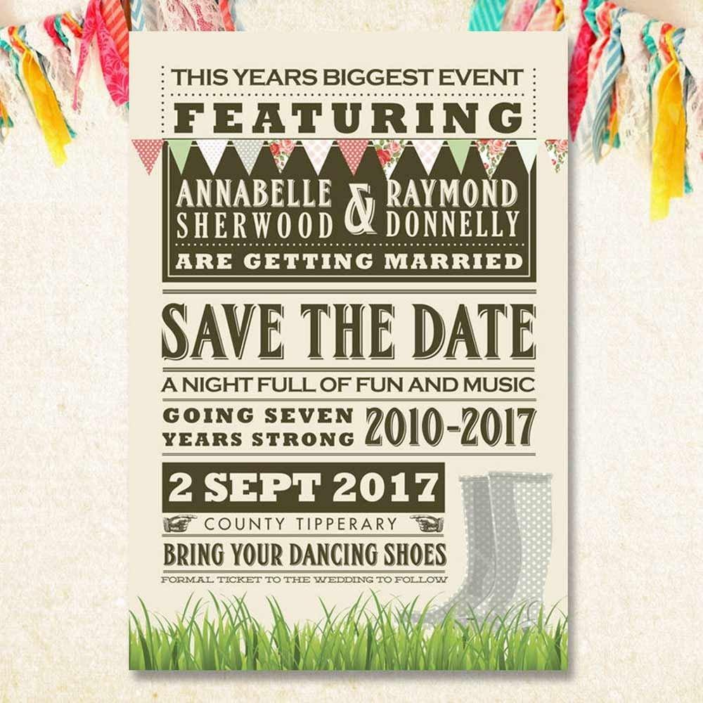 fun save the date wording