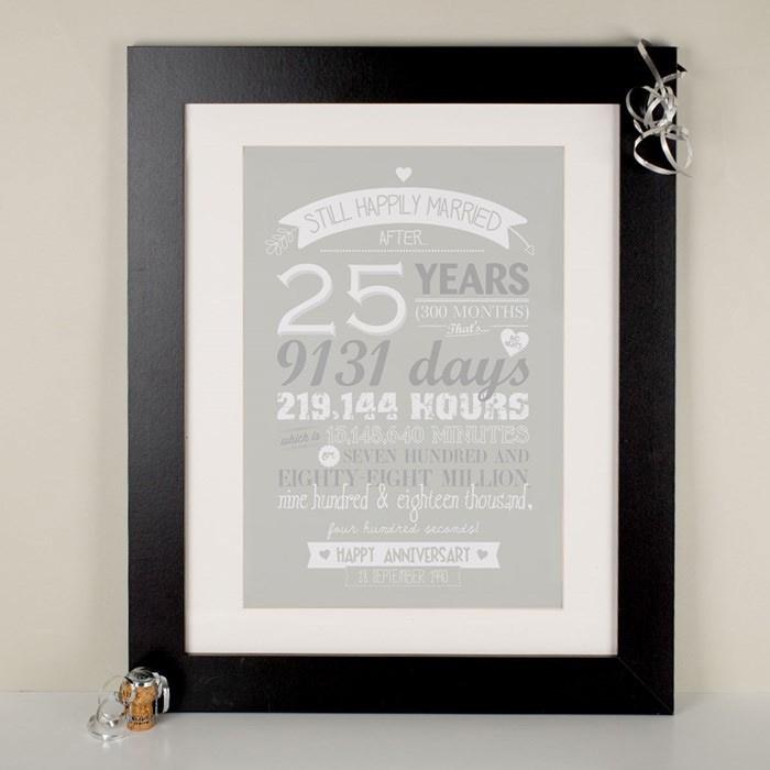 25th Wedding Anniversary Gift Ideas: 30 Presents for a Silver ...