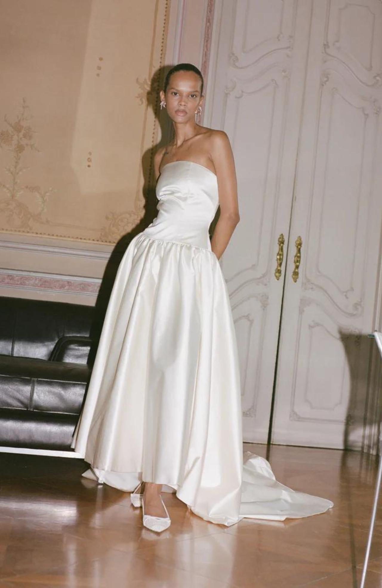 drop waist wedding dress 