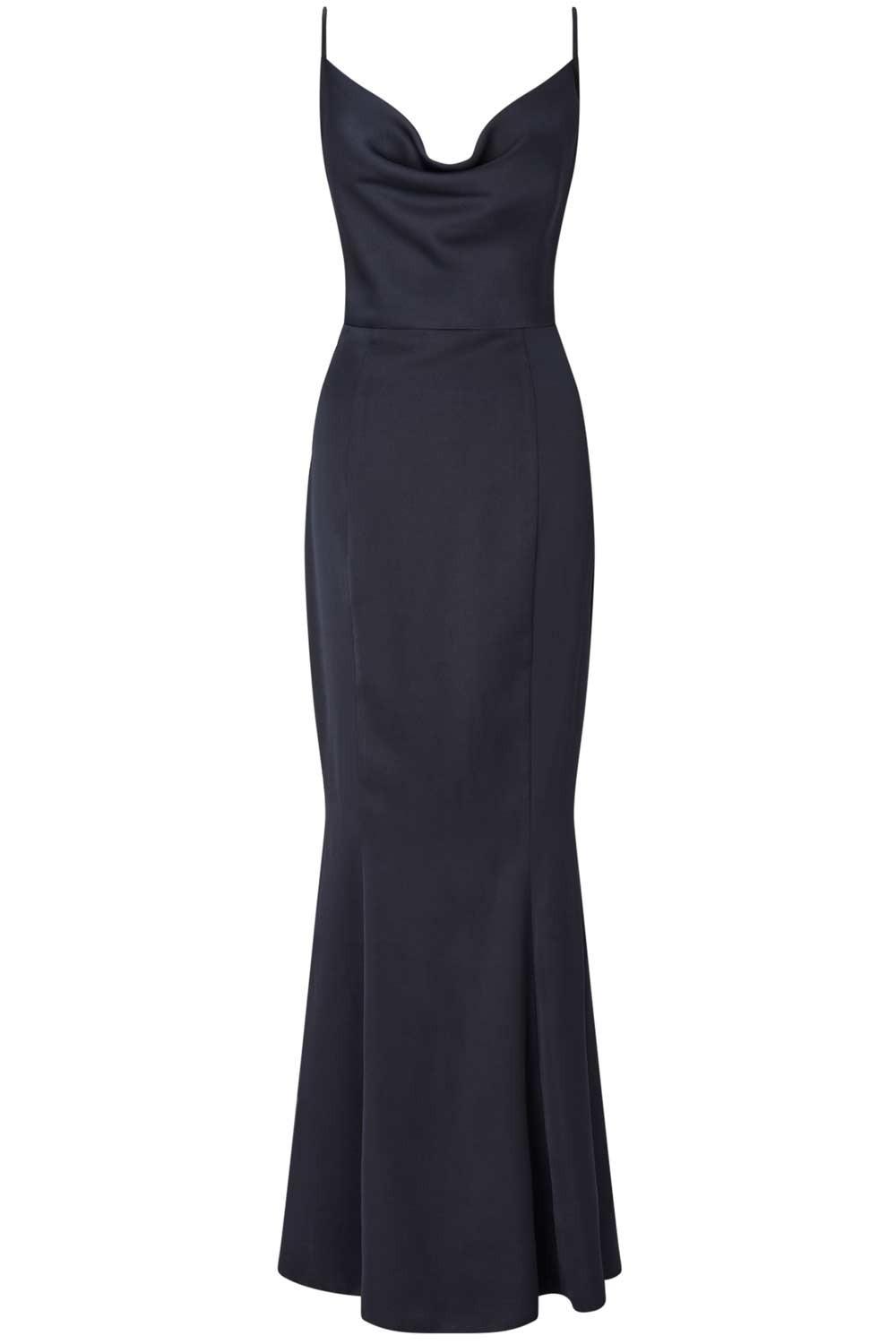 Lipsy cowl neck hot sale maxi dress navy