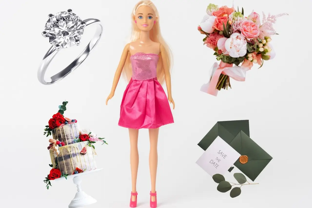 Barbie dolls hot sale getting married