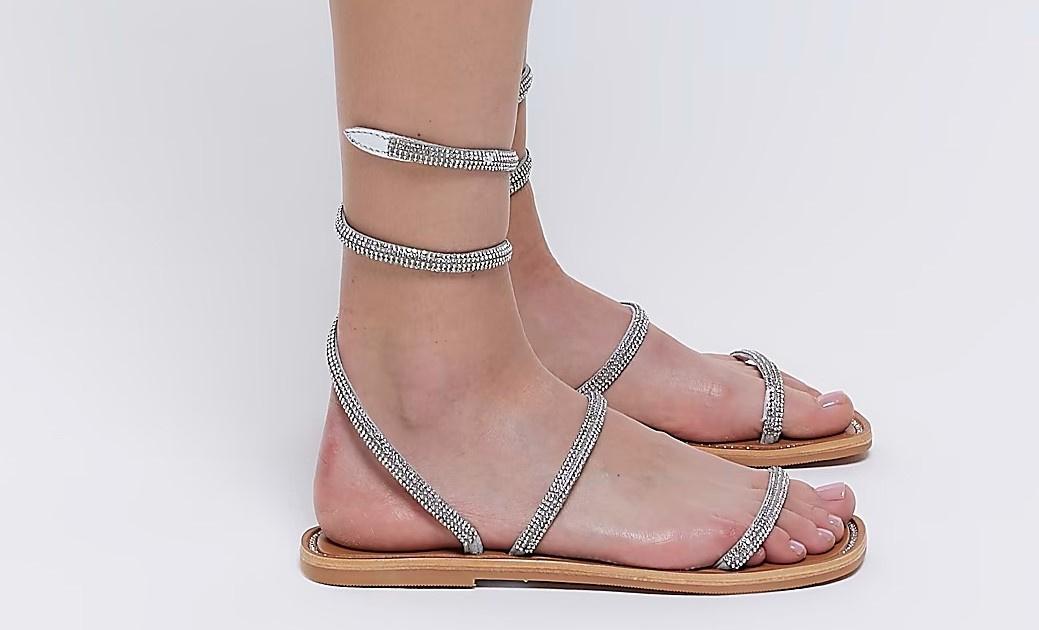 Silver gladiator sandals for on sale wedding