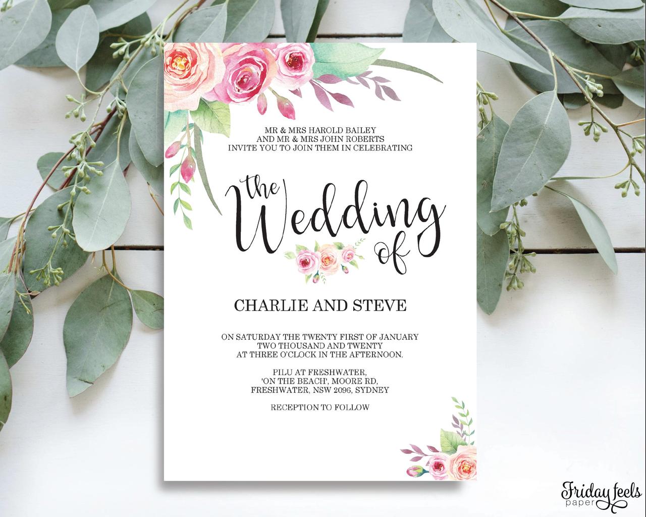 Wedding Invitation Templates