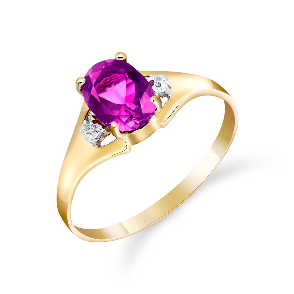Topaz engagement ring