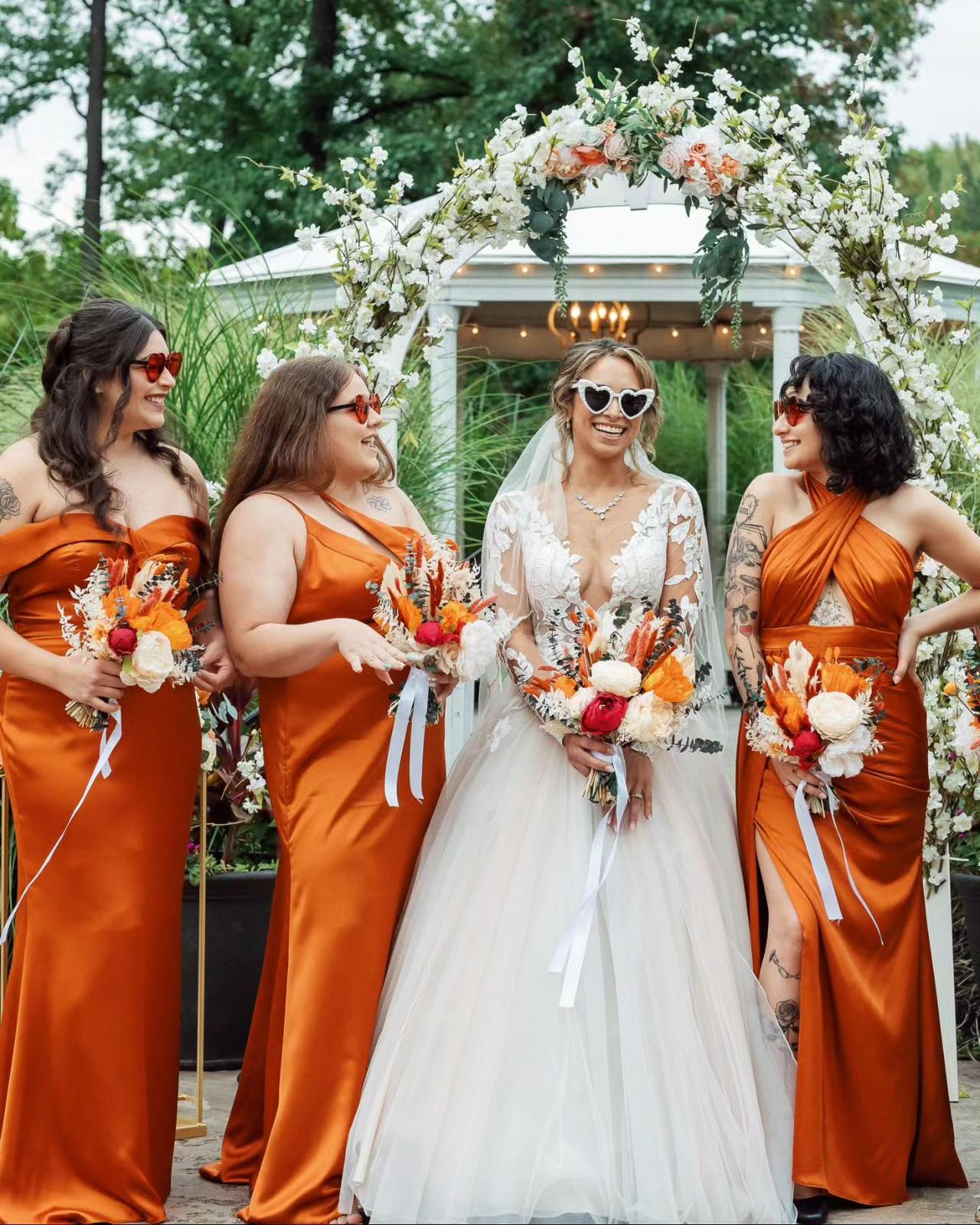 Mismatched Bridesmaid Dresses How to Master Mix and Match Styles hitched