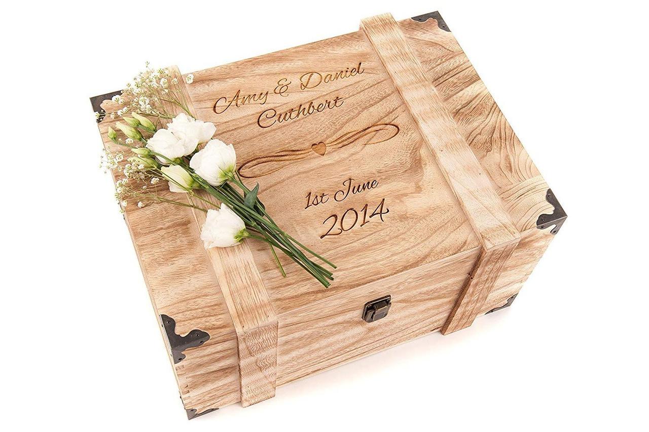 Wooden keepsake box