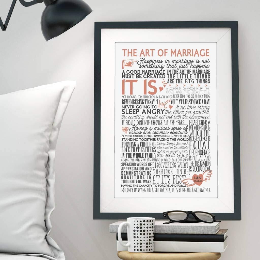 Wedding print gift
