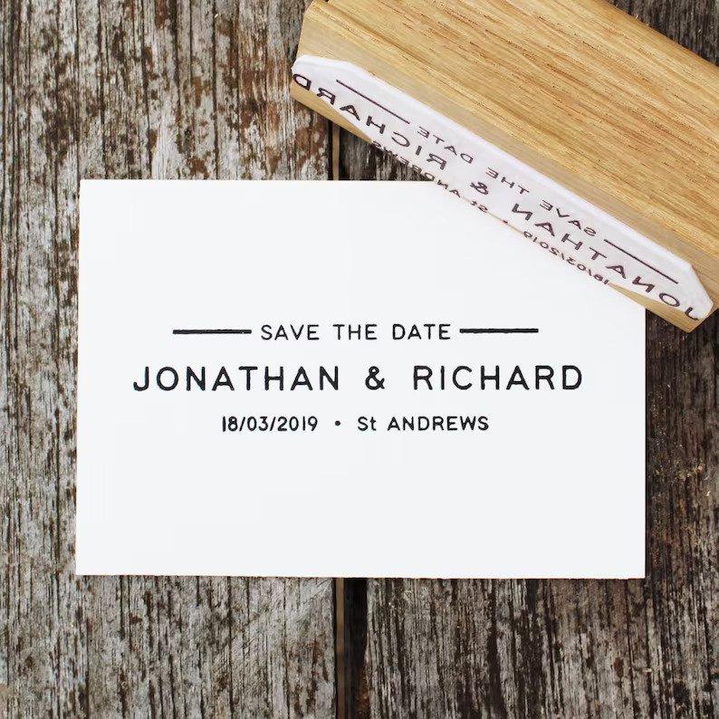 Wedding Stamps: 18 of the Best Personalised Wedding & Save the Date Stamps  