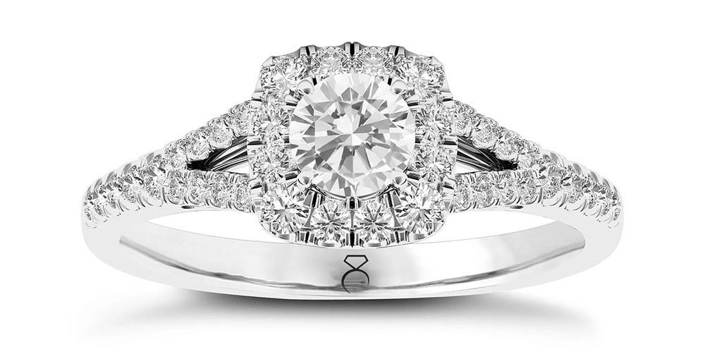 Halo Engagement Rings - hitched.co.uk - hitched.co.uk