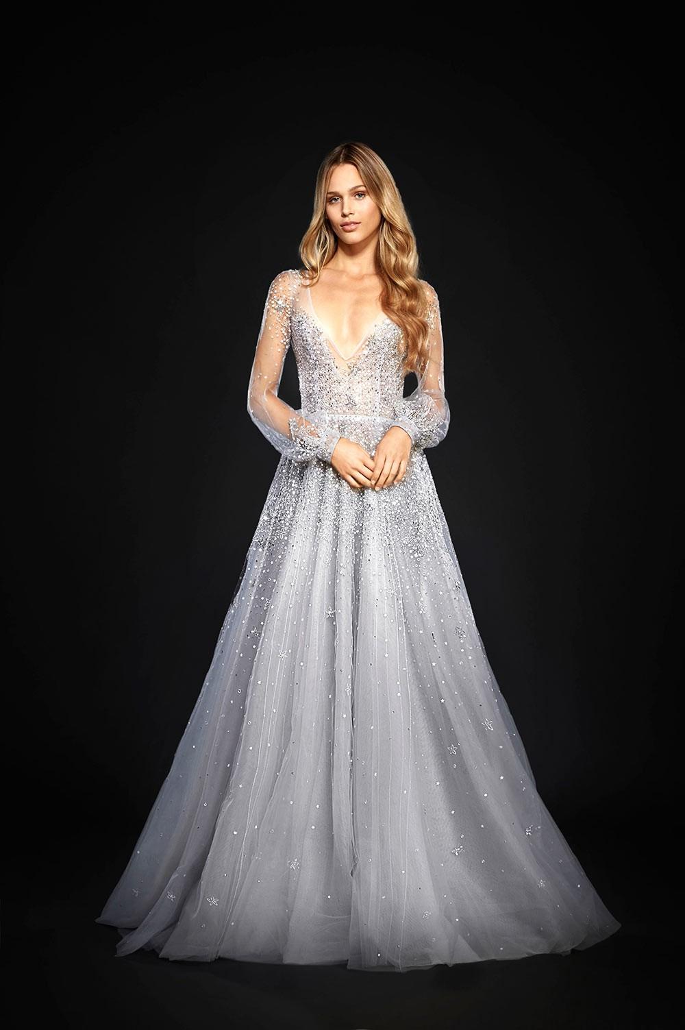 36 Stunning Silver Wedding Dresses for Brides TheTrendSpotter