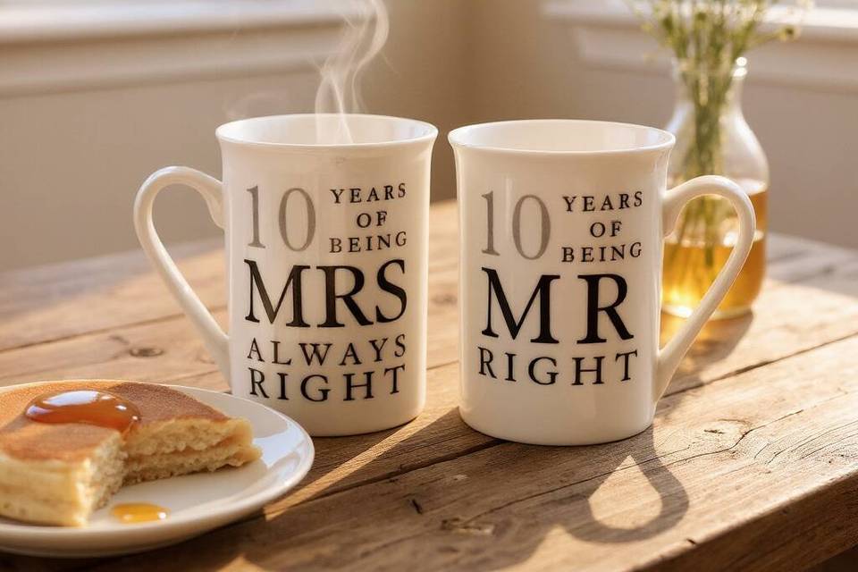 35 Best 10th Wedding Anniversary Gift Ideas: Traditional & Modern