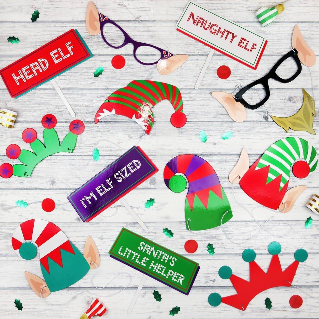 Christmas Photo Booth Props Frame New Year Wedding Birthday Hen Supplies Kit UK 