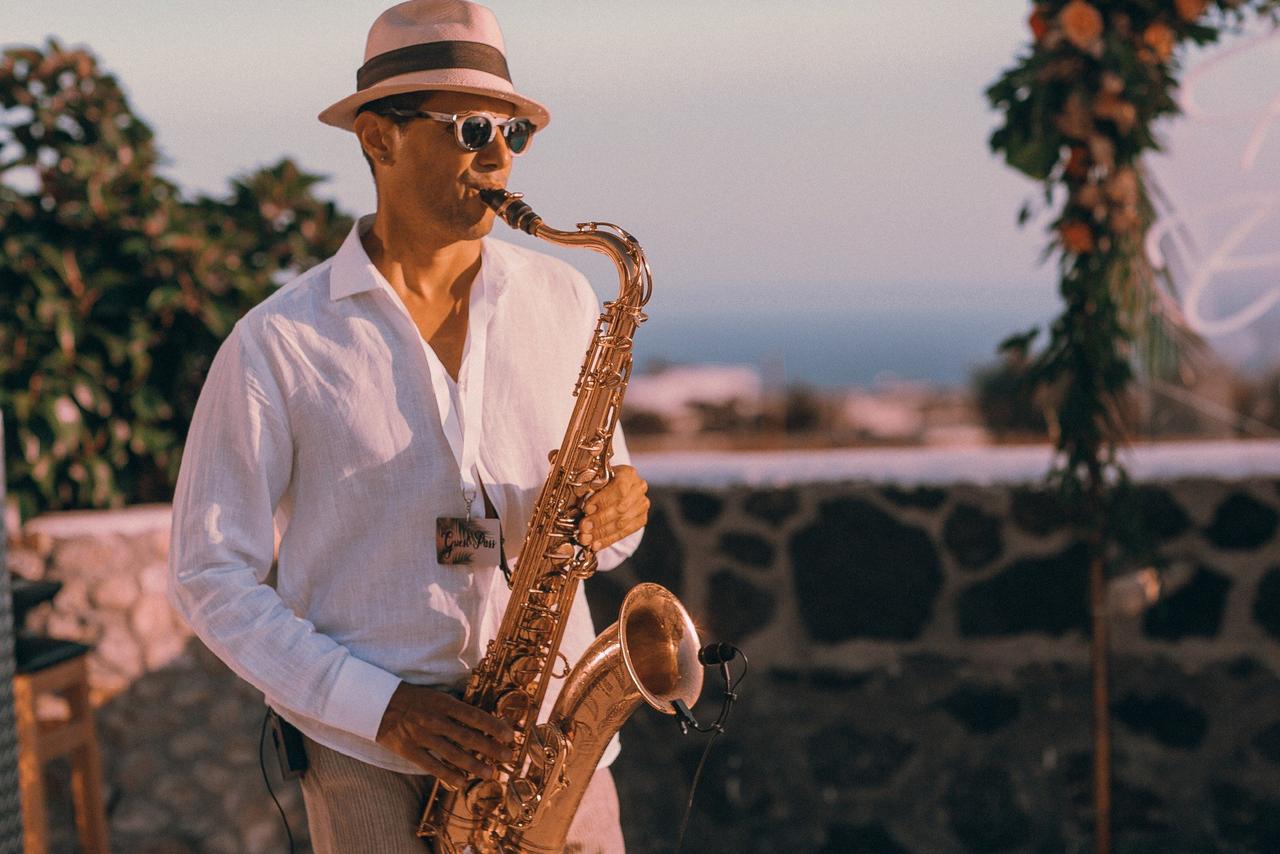 Sammie and Adam - Santorini Wedding