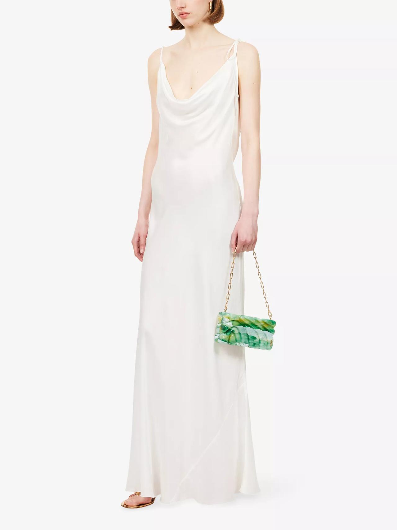 Rat & Boa Ophelia Cowl-Neck Satin Maxi Dress from Selfridges
