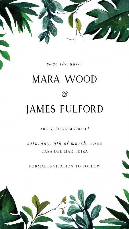 What are Wedding Save the Date Cards? - Utterly Printable