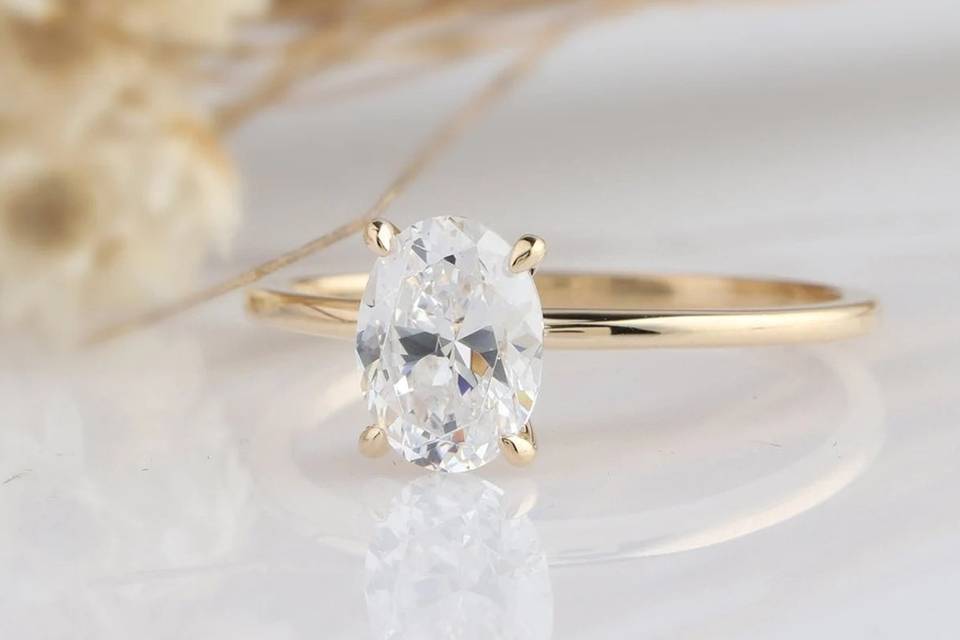Contemporary 18 Carat Yellow Gold Grain Set Diamond Eternity Ring –  Imperial Jewellery