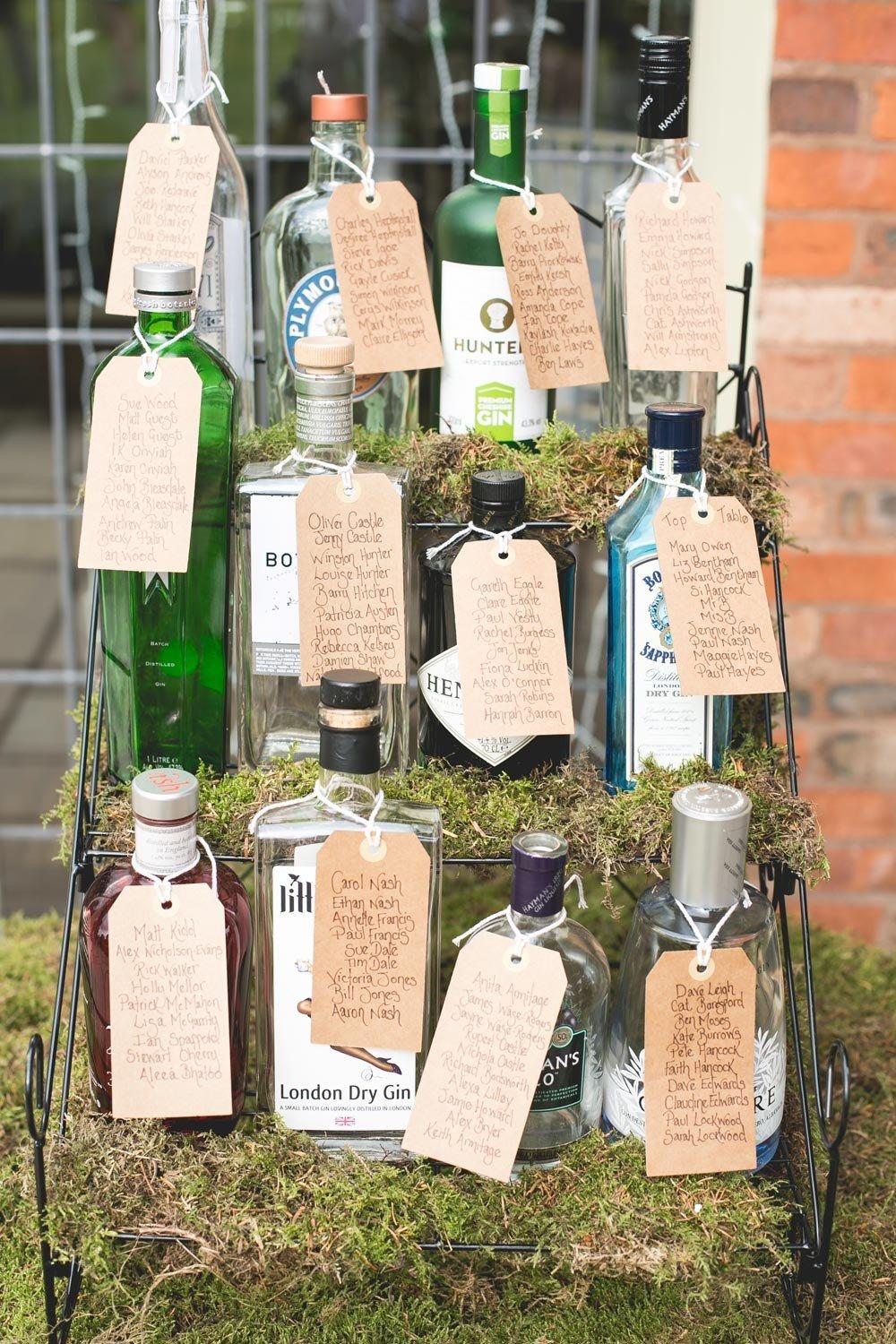 Find Your 2024 Seat Sign, Gin Table Plan, Wedding Seating Chart Ideas, Gin Themed Wedding