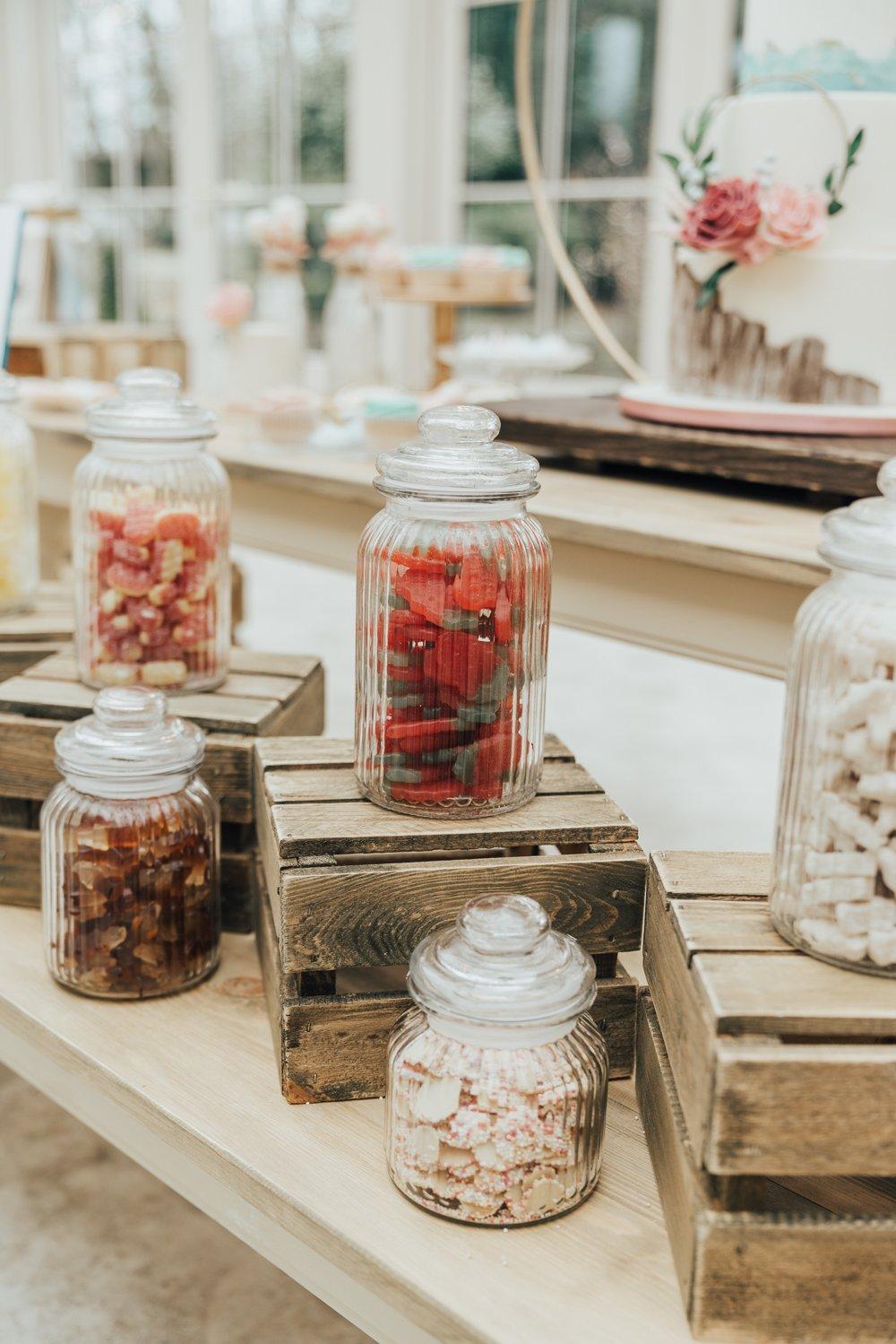 Candy Buffet Kit 10 Plastic Jars Wedding Pick & Mix Sweet Table