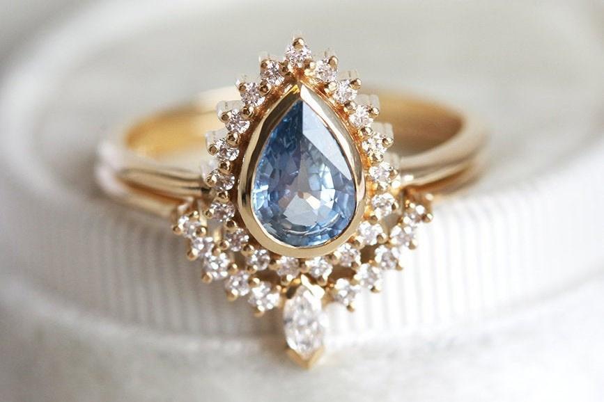 Natalie 7ct Pear Shape Internally Flawless Diamond Ring | Nekta New York