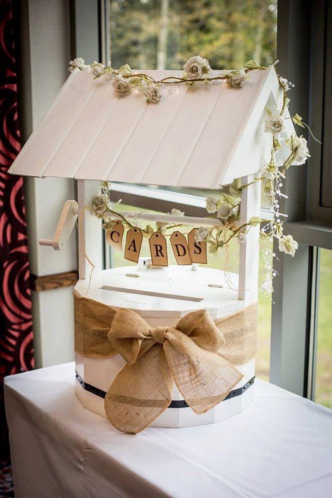 Wedding Card Post Box Great for Party Wishing Well for Cards Receiving Box 