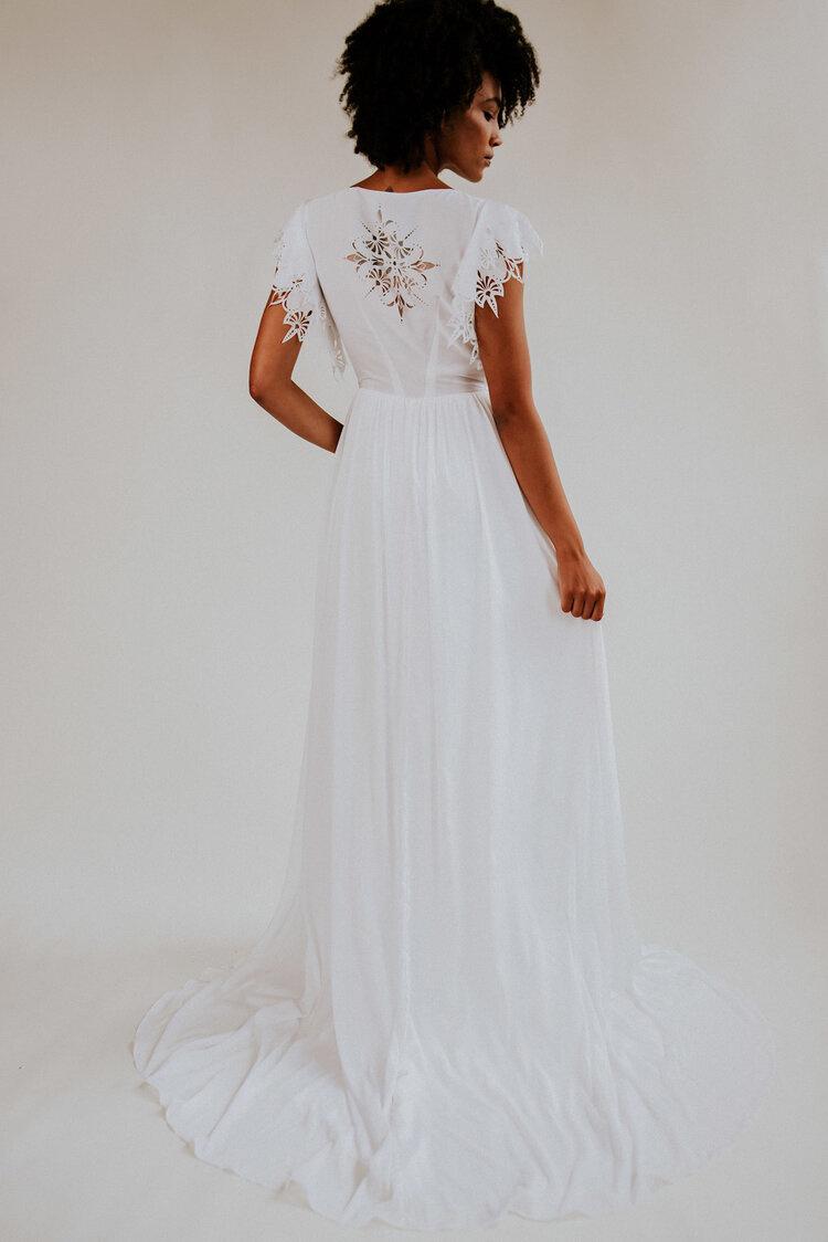 boho wedding dress asos