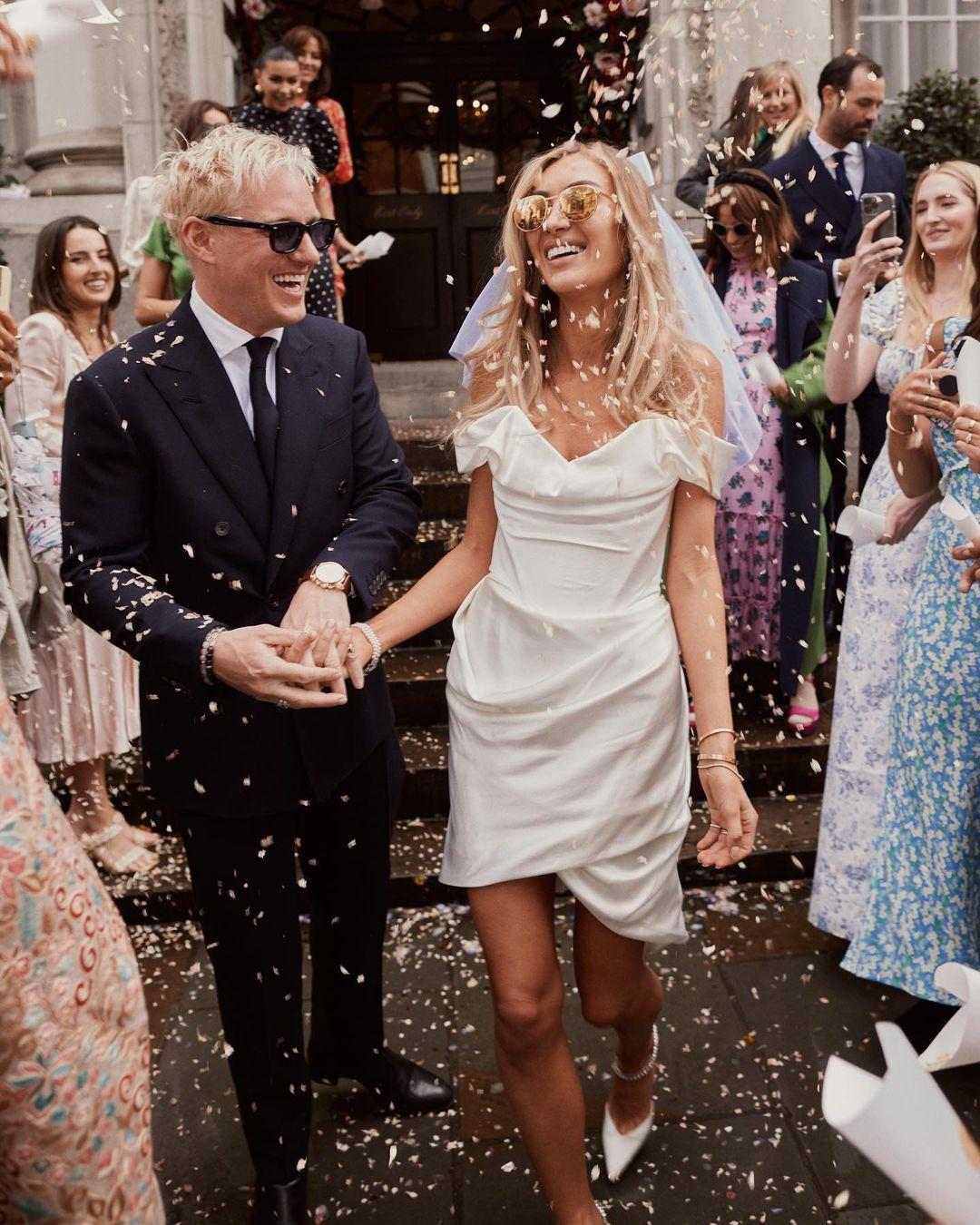 Sophie Habboo's stunning wedding dress revealed as star marries