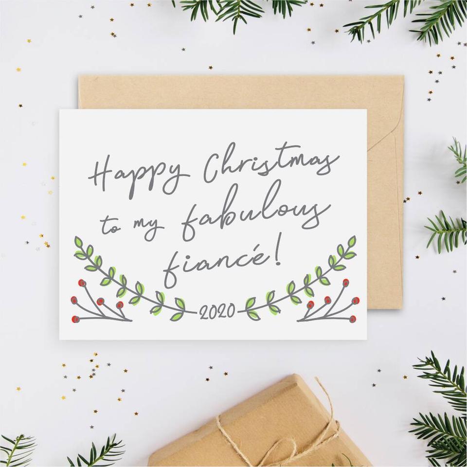 35 of the Best Christmas Cards for Your Fiancé & What to Write ...