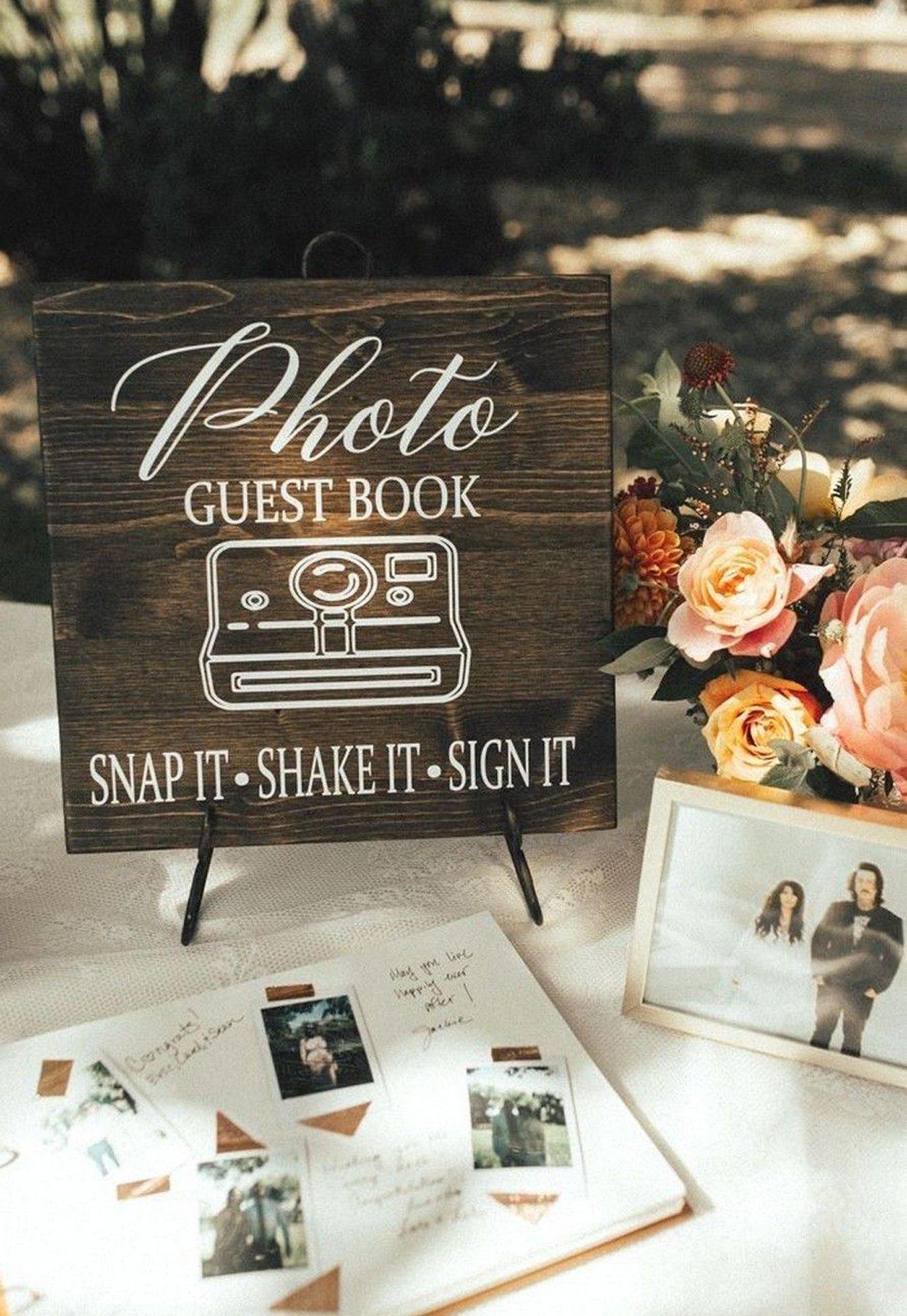 Pink Rustic Wood Effect Photobooth This Way Right Personalised Wedding Sign 