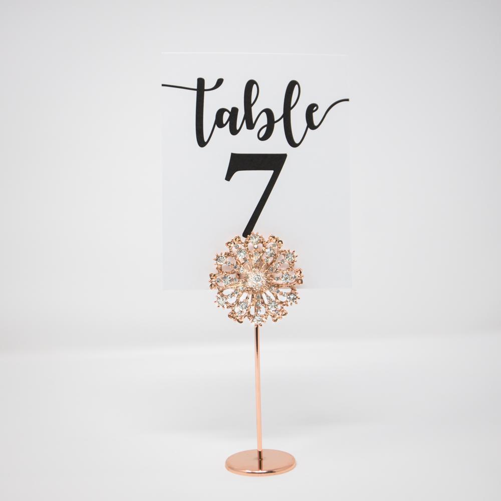 large table number holders