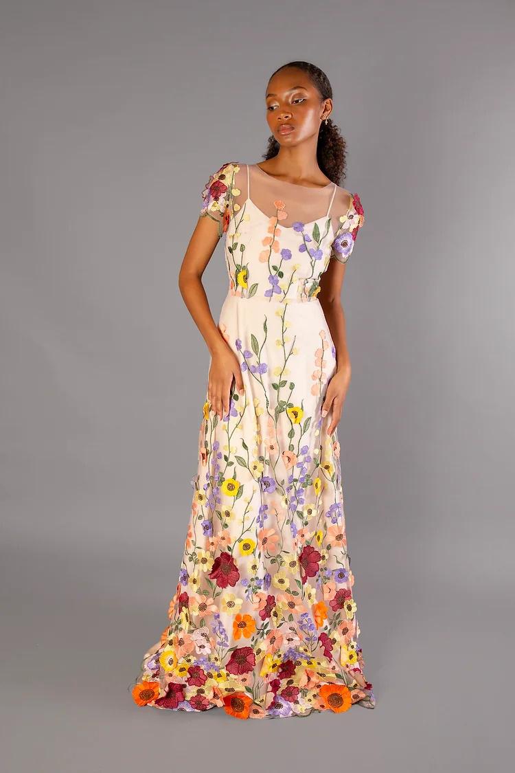 Maxi dress for wedding abroad best sale