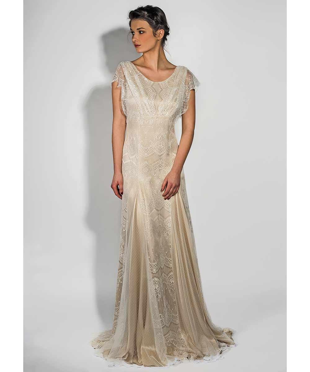 Gold Wedding Dresses: 17 Dazzling Designs - hitched.co.uk - hitched.co.uk