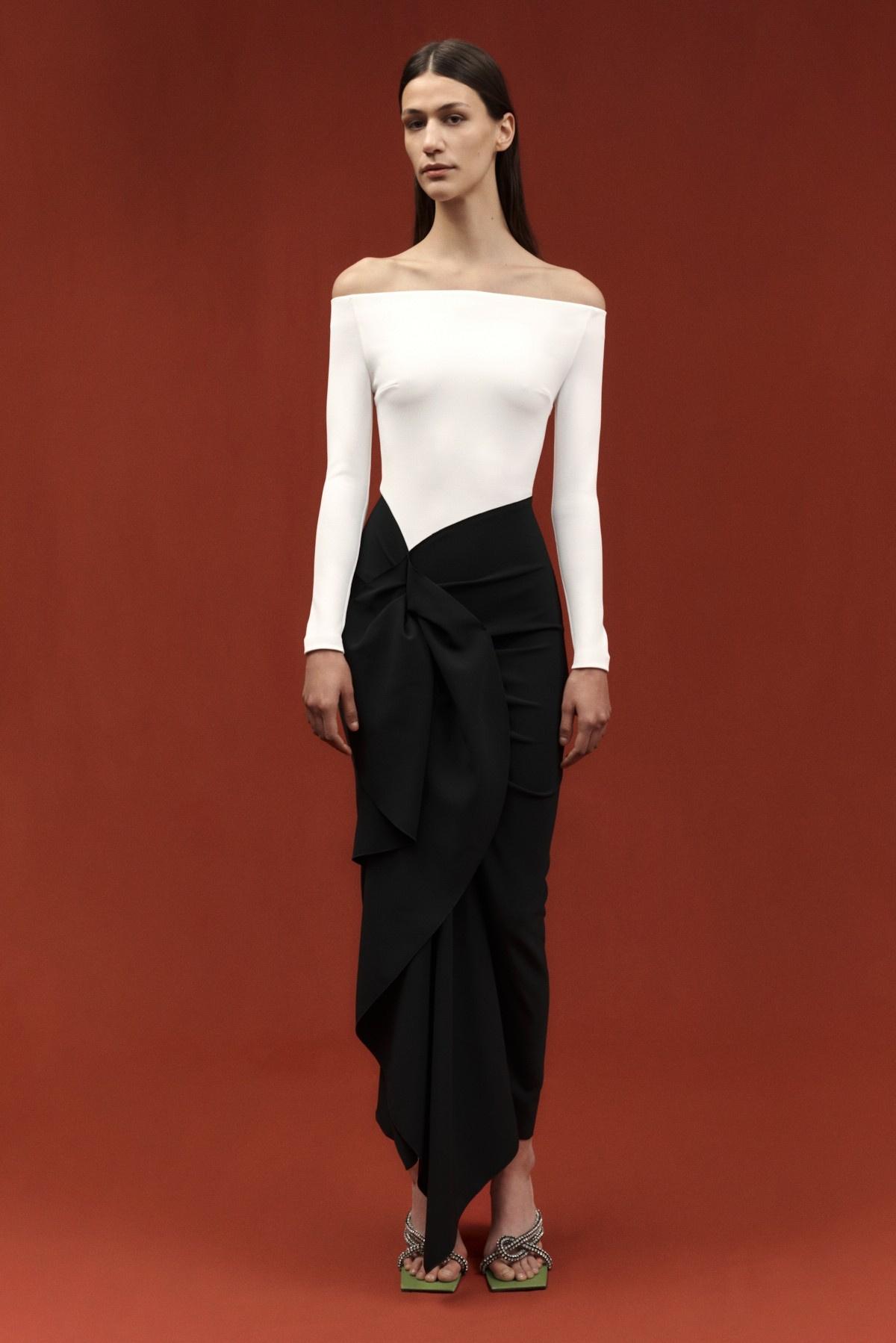 Long sleeve bridesmaid dress