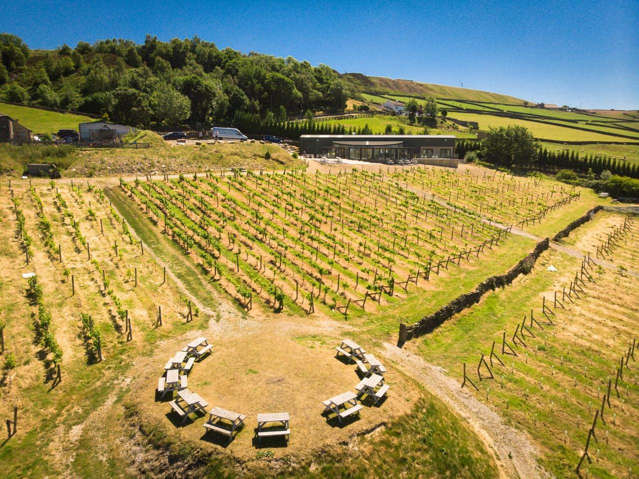 Lancashire wedding venue Holmfirth Vineyard