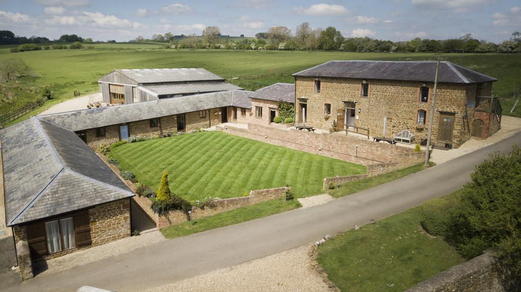 Exterior of Northamptonshire wedding venue The Granary at Fawsley