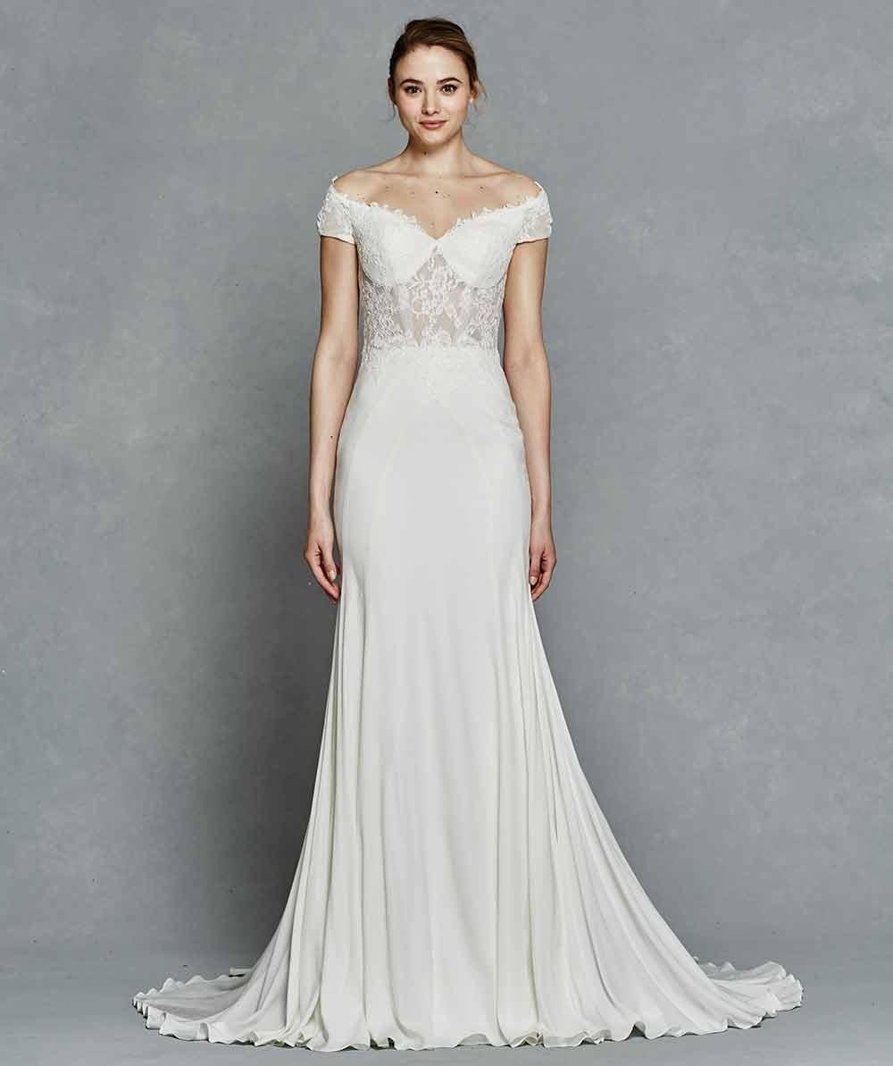 Wedding dresses for the brides with INVERTED TRIANGLE body shape